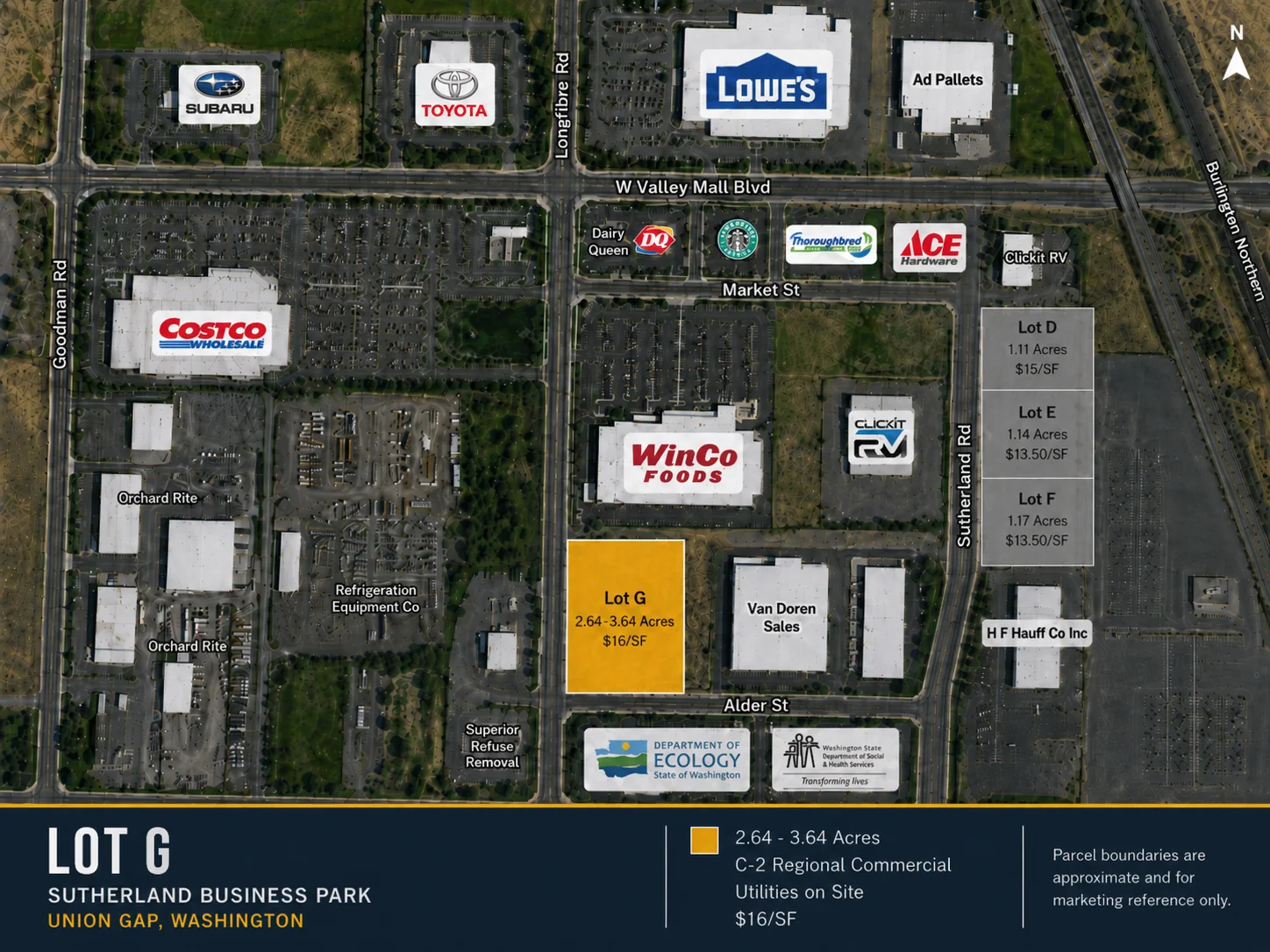 Lot G aerial property visual